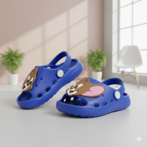 Kids Cartoon Sandal – Tom & Jerry Design, Non-Slip & Flexible