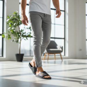 Gents Washroom Slippers | Anti-Slip, Quick-Dry & Comfortable Bathroom Wear