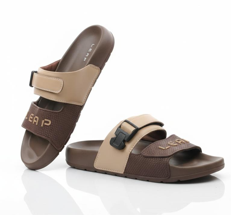 Imported Leap Trendy Double Step EVR Sole Slipper| Stylish & Comfortable Men’s Footwear